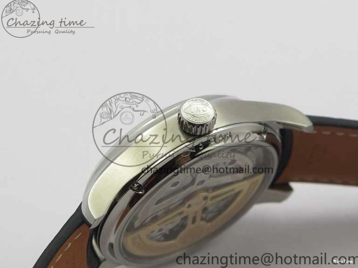 MIROTIME 0128 Portugieser Perpetual Calendar IW503406 V9F 1:1 Best Edition Silver Dial on Black Leather Strap A FastDry 7115